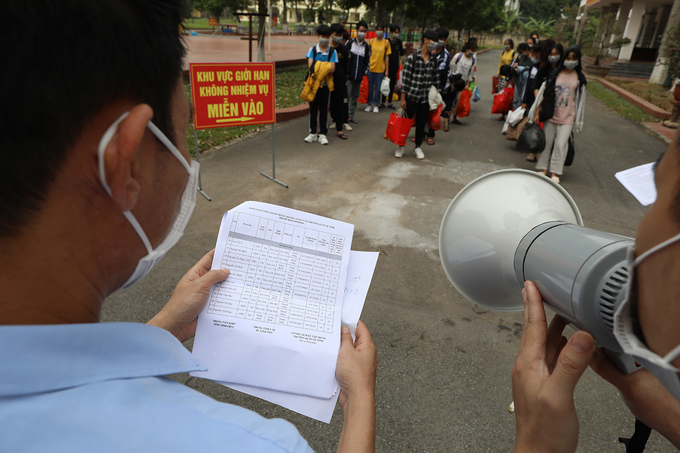 82 người Vĩnh Phúc về nhà sau nửa tháng cách ly