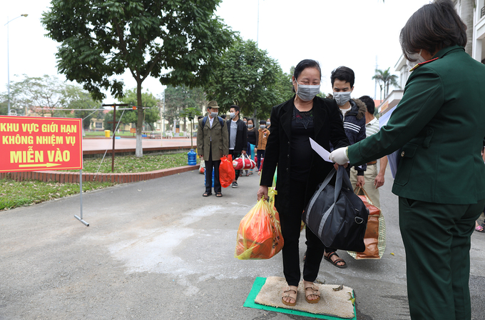 82 người Vĩnh Phúc về nhà sau nửa tháng cách ly