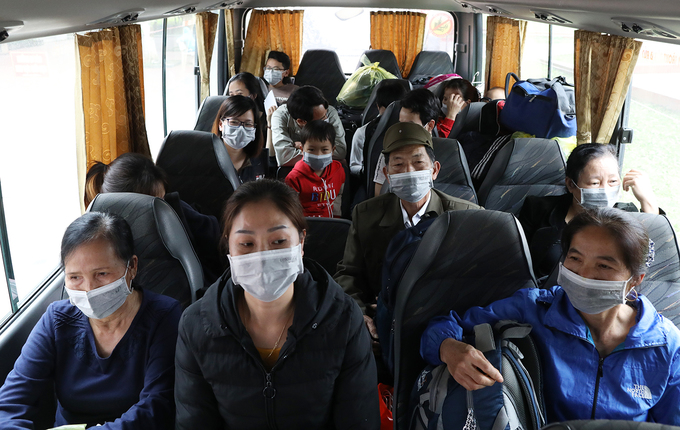 82 người Vĩnh Phúc về nhà sau nửa tháng cách ly