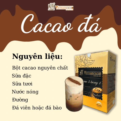 Nguyên liệu làm cacao đá