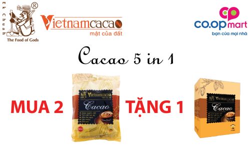 Bột cacao 5 in 1- MUA 2 TẶNG 1 - vietnamcacao