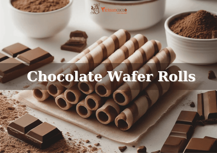 Chocolate wafer rolls - A balance of crunchiness and creaminess